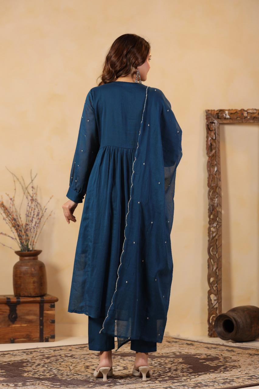 Deep Blue Kurta Set