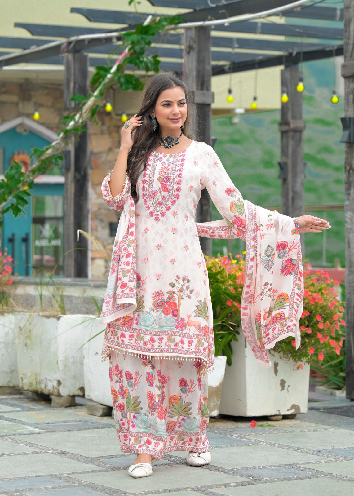Blush Garden Kurta Set