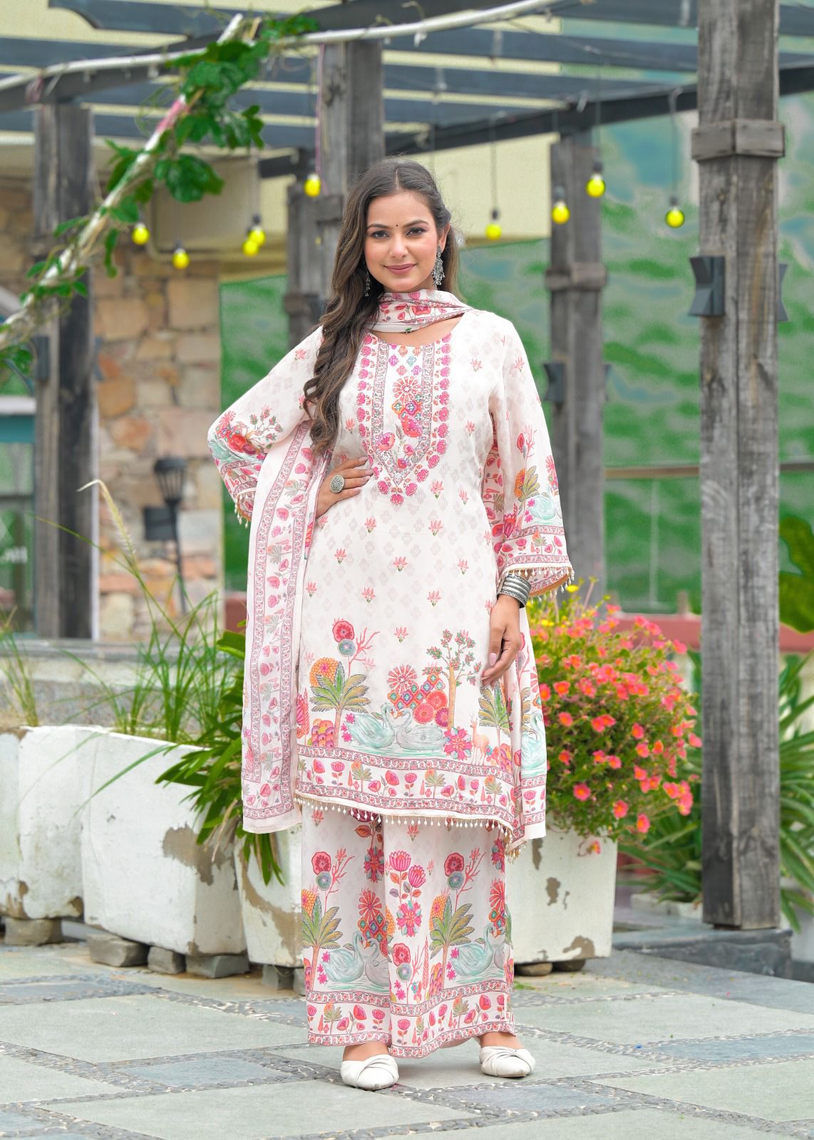 Blush Garden Kurta Set