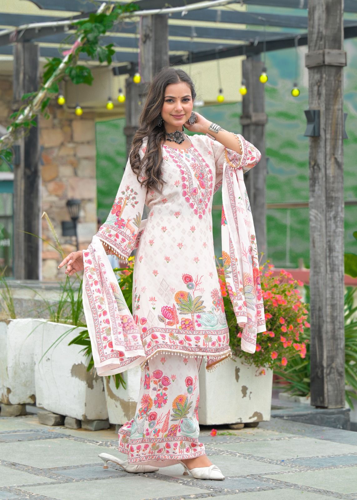 Blush Garden Kurta Set