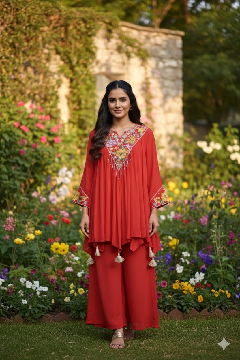 Rust Chinon Co-Ord Set